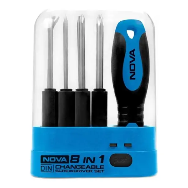 مجموعه 8 عددی پیچ گوشتی نووا مدل NTS 1340