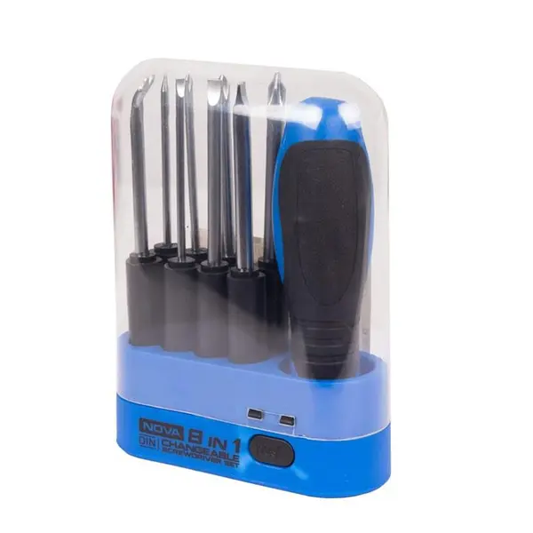 مجموعه 8 عددی پیچ گوشتی نووا مدل NTS 1340