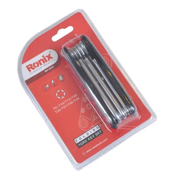 مجموعه 8 عددی آچار ستاره ای چاقویی رونیکس مدل RH-2021