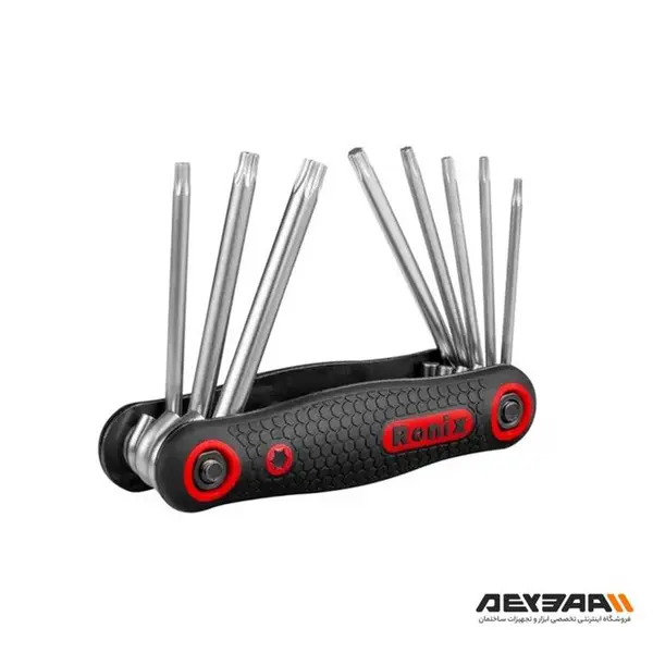 مجموعه 8 عددی آچار ستاره ای چاقویی رونیکس مدل RH-2021