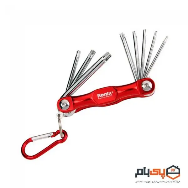 مجموعه 8 عددی آچار ستاره ای چاقویی رونیکس مدل RH-2041
