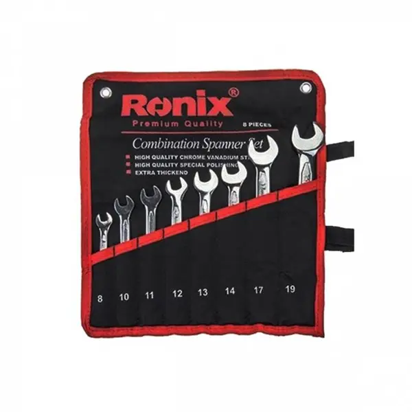 مجموعه 8 عددی آچار دو سر تخت رونیکس مدل RH-2201