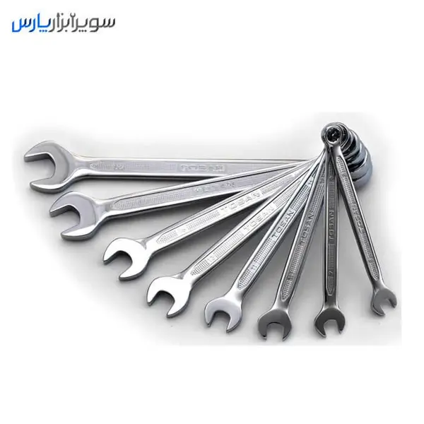 ست آچار یکسر تخت یکسر رینگی 8 عددی توسن مدل TI101-S8 - 6