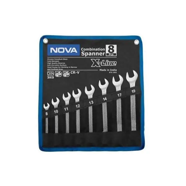 ست آچار یکسر رینگ 8 عددی کیفی سری X-Line نووا مدل 9430 - 4