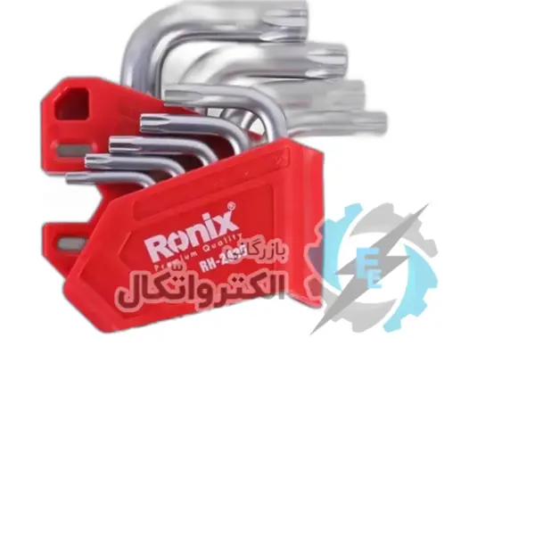 آچار آلن ستاره ای رونیکس کارتی کوتاه 9 عددی مدل RH-2035 - 5