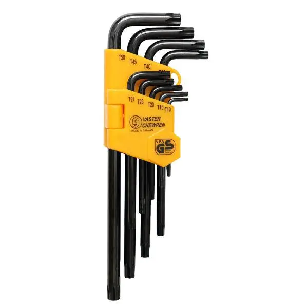 مجموعه 9 عددی آچار آلن کارتی ستاره ای واستر مدل vh006x