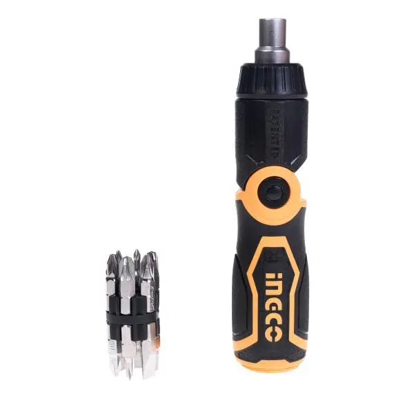 پیچ گوشتی جغجغه ای اینکو مدل  AKISD-1208-13pcs-13in1