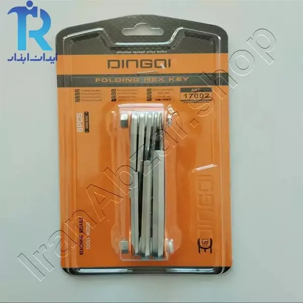 آچار آلن دینگشی مدل ART 17002  مجموعه 8 عددی