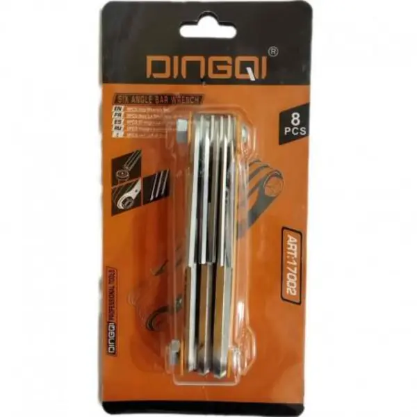 آچار آلن دینگشی مدل ART 17002  مجموعه 8 عددی