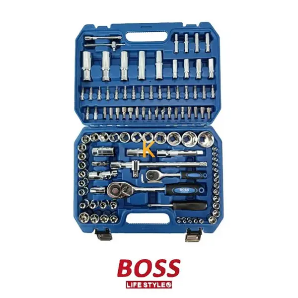 آچار بکس صنعتی باس مدل BS-108PCS مجموعه 108 عددی