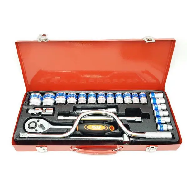 آچار بکس باس مدل Cr-v مجموعه 24 عددی