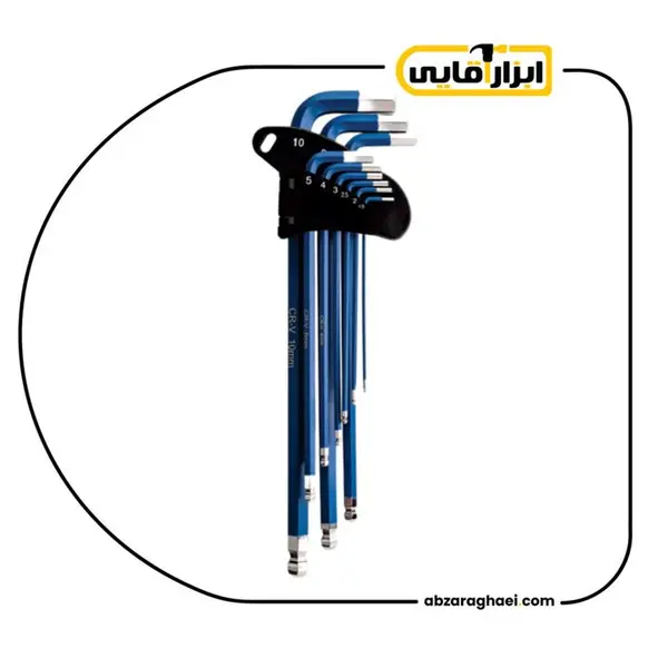 آچار آلن ته گرد هیوندای مدل HT290 مجموعه 9 عددی - 3