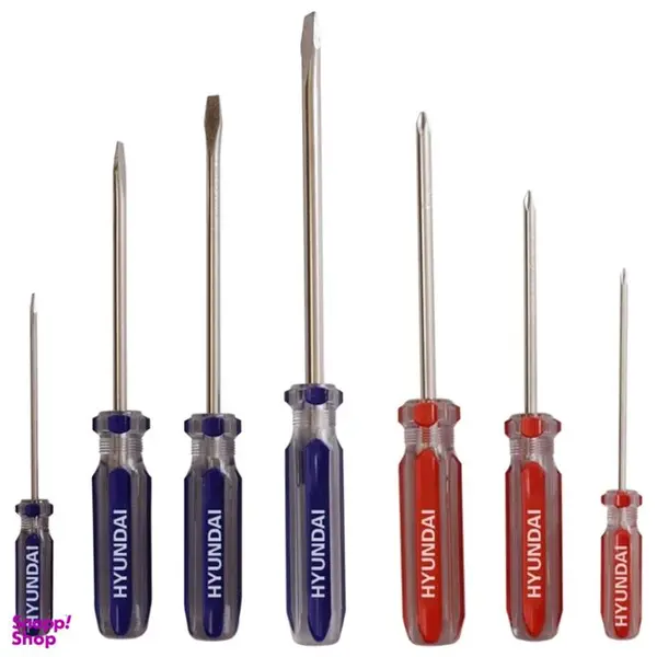 پیچ گوشتی هیوندای کد HT-7701 مجموعه 7 عددی