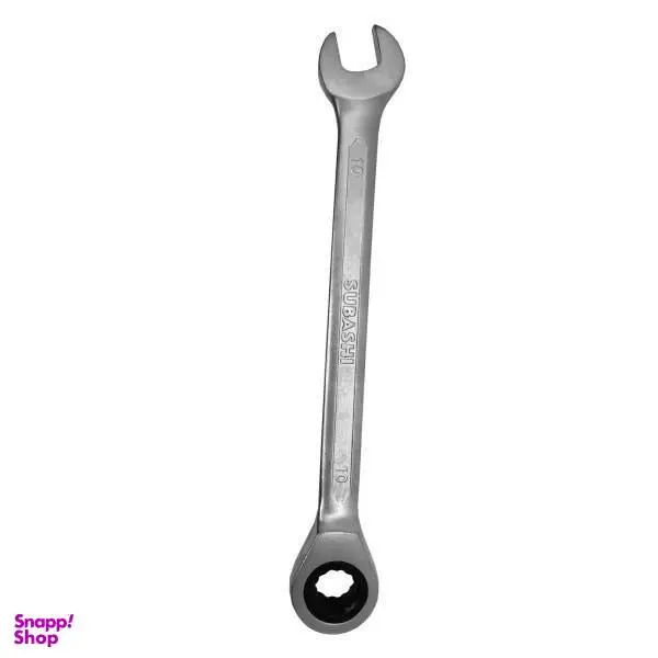 آچار یکسر تخت و یکسر رینگی جغجغه ای سوباشی کد KPT-10 سایز 10 میلی متر