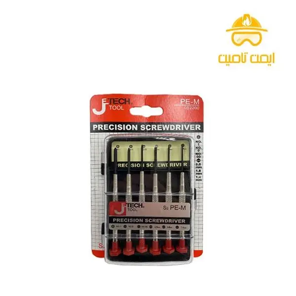 پیچ گوشتی جتک مدل pe بسته 6 عددی - 5