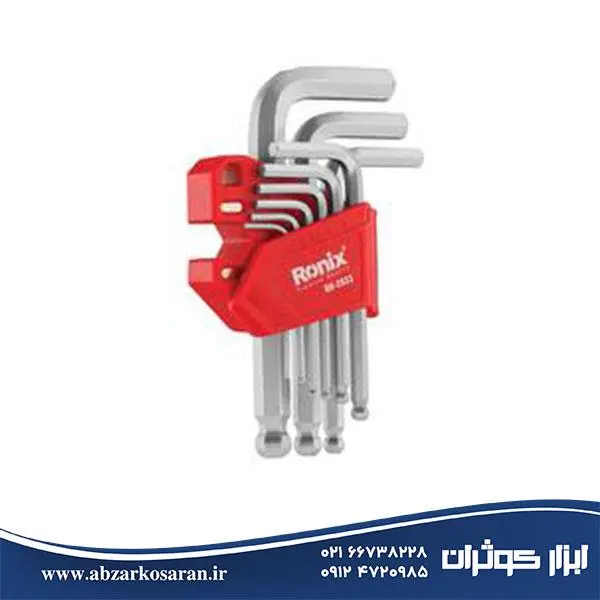 آچار آلن ستاره ای رونیکس مدل RH-2033 مجموعه 9 عددی - 5