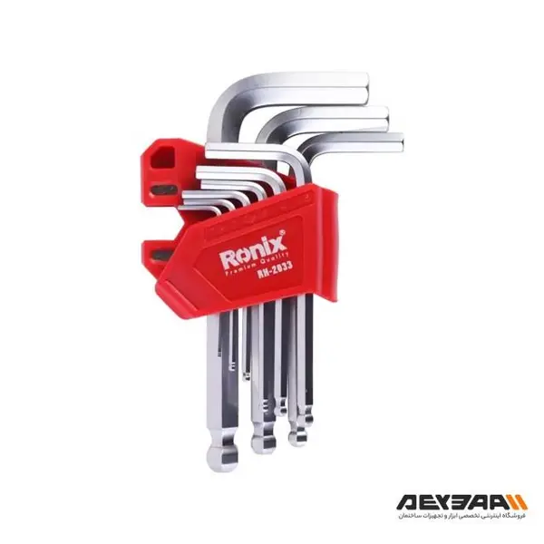 آچار آلن ستاره ای رونیکس مدل RH-2033 مجموعه 9 عددی