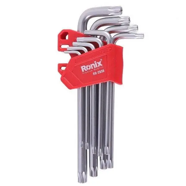 آچار آلن ستاره ای رونیکس مدل RH-2036 مجموعه 9 عددی