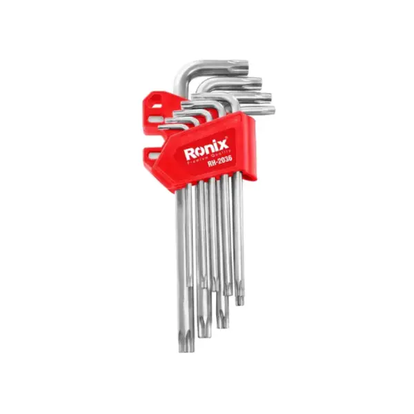 آچار آلن ستاره ای رونیکس مدل RH-2036 مجموعه 9 عددی