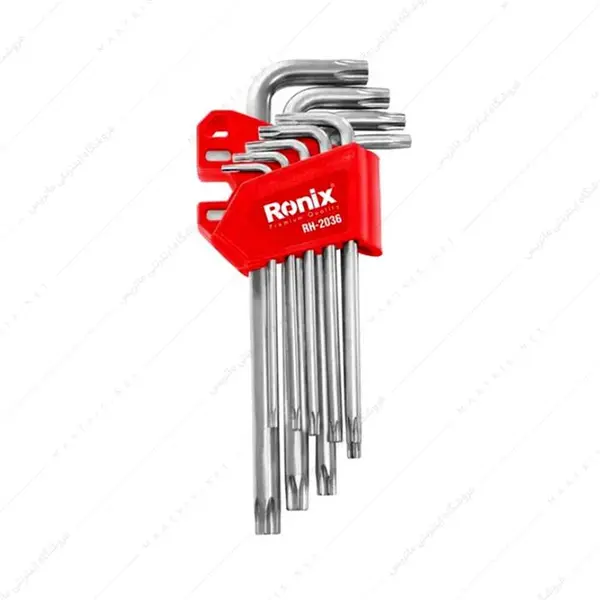 آچار آلن ستاره ای رونیکس مدل RH-2036 مجموعه 9 عددی