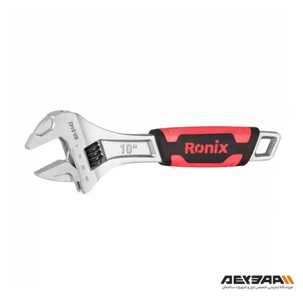 آچار فرانسه روکش دار رونیکس مدل RH-2442 سایز 10