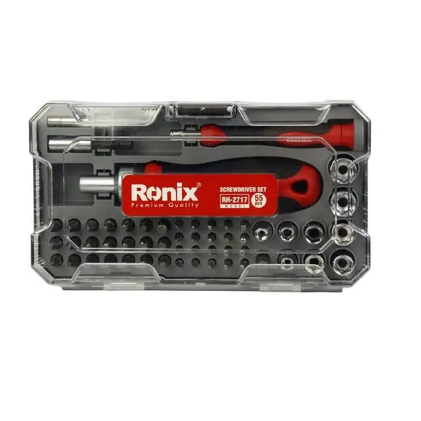 کیت سری پیچ گوشتی و بکس رونیکس مدل RH-2717 - 2