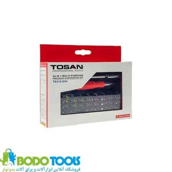 ست پیچ گوشتی توسن مدل T8316-S54