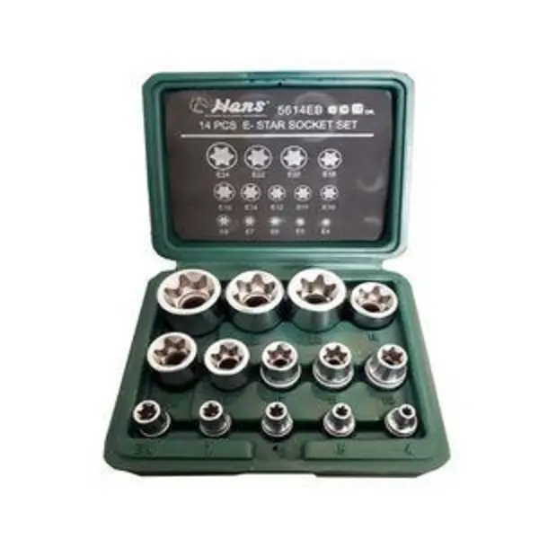 بکس ستاره ای هنس مدل TP-14 مجموعه 14 عددی