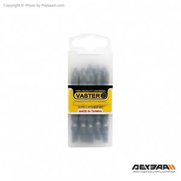 سری پیچ گوشتی دوسر چهارسو واستر مدل VB0004 بسته 10 عددی