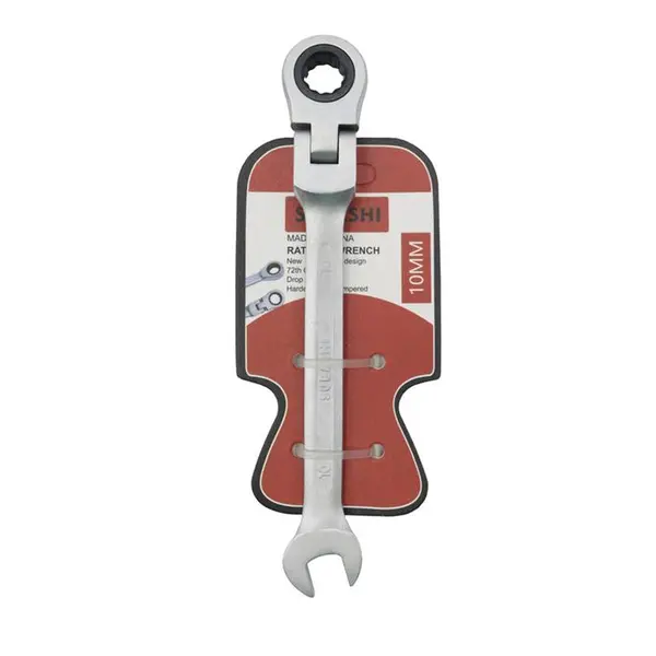 آچار یکسر تخت و یکسر رینگی جغجغه ای سوباشی مدل  YP-SIZE010MM سایز 10میلی متر