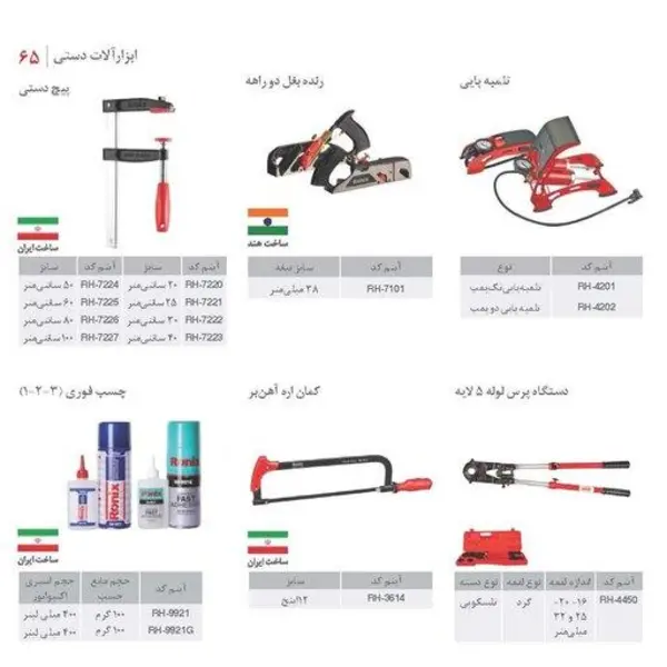تلمبه پایی تک پمپ رونیکس RH-4201