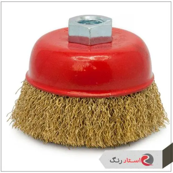 فرچه سیمی کاسه ای افشان ساب ایران 10 سانت