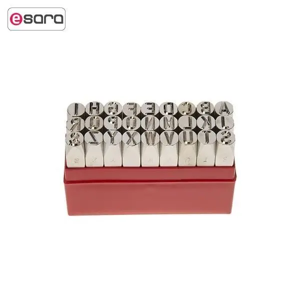 مجموعه سنبه های حروف کوب 10 میلی متری ایران پتک LK 3211