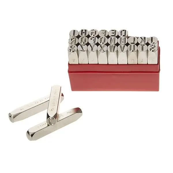 مجموعه سنبه های حروف کوب 10 میلی متری ایران پتک LK 3211