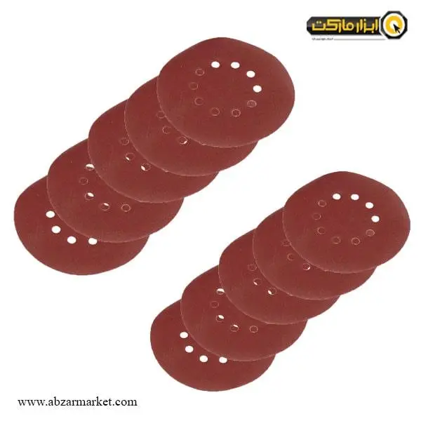 کاغذ سنباده گرد شپخ 215 میلی متر 10 عددی مدل 590380270 - 2