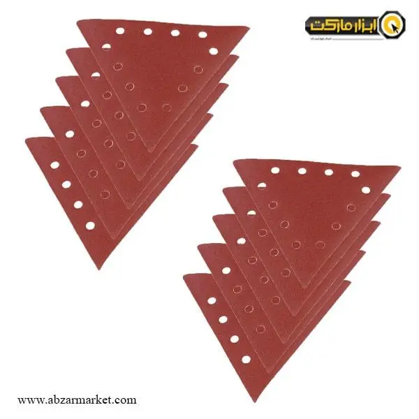 سنباده سه گوش شپخ 280x280 میلی متر 10 عددی مدل 790380060 - 2
