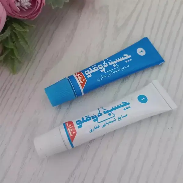 خمیر دو قلو اپوکسی غفاری مدل 2K وزن 120 گرم - 3