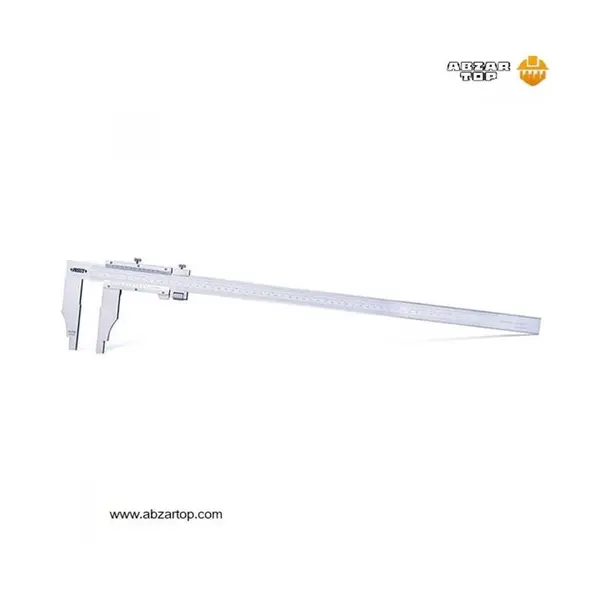 کولیس Insize ( اینسایز ) ساده 100 سانت با فک 14 سانت  مدل 1000-1214 - 3