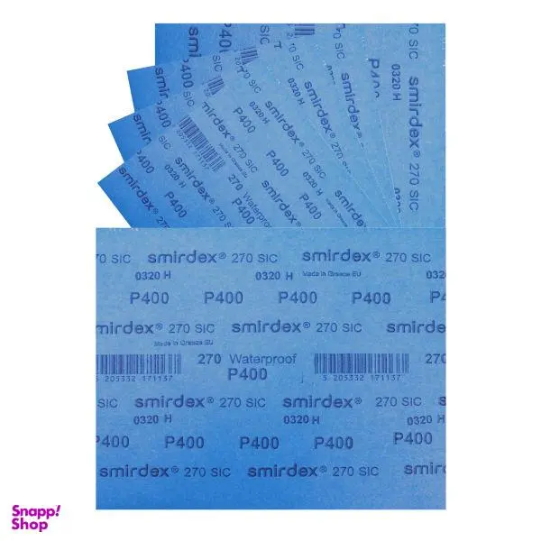 ورق سنباده اسمیردکس مدل P400 SIC بسته 5 عددی
