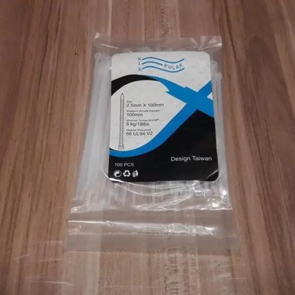 بست کمربندی پلاستیکی 10 سانتی متری 100 عددی