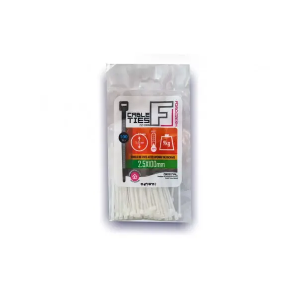 بست کمربندی پلاستیکی فروزش 10سانتیمتر عرض 2.5 میلیمتر (FOROZESH)