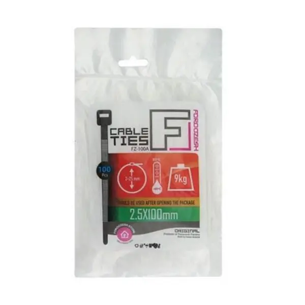 بست کمربندی پلاستیکی فروزش 10سانتیمتر عرض 2.5 میلیمتر (FOROZESH)