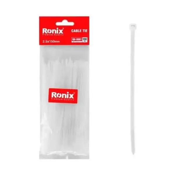 بست کمربندی150 میلیمتر رونیکس مدل RH-9991 بسته 100 عددی