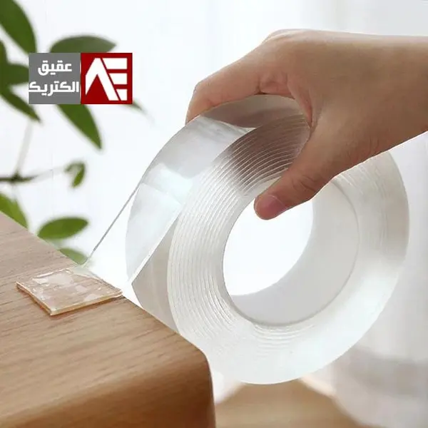 چسب دوطرفه نانو ژله ای عرض2سانت طول 5 متر کیفیت فوق العاده