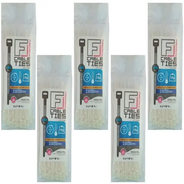 بست کمربندی 25 سانتی متری جاینت لاک مدل GT-250M-C بسته 100 عددی