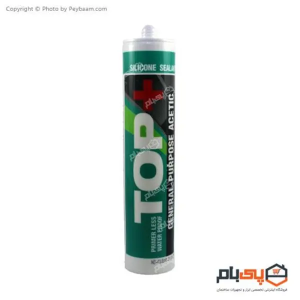 چسب سیلیکون آکواریوم تاپ پلاس غفاری حجم 260 میلی لیتر