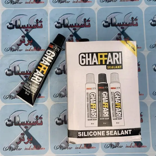 چسب آکواریوم مشکی غفاری 30 میلی