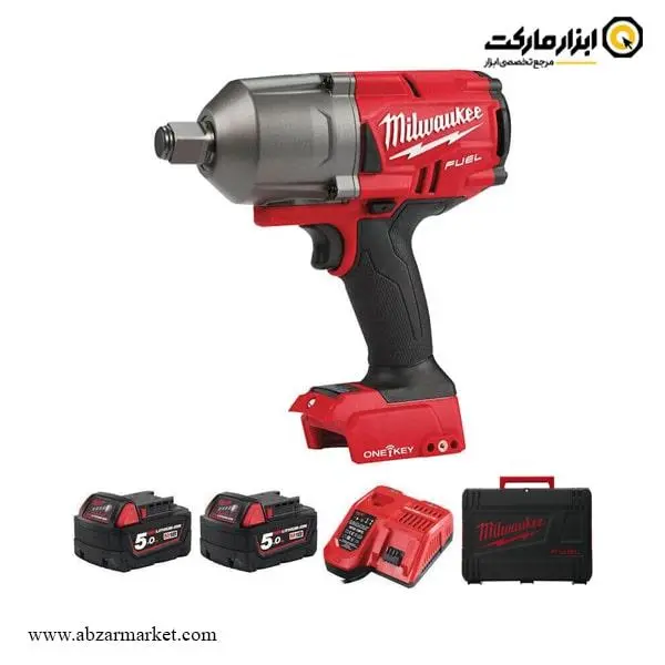 بکس شارژی میلواکی 3/4 اینچ براشلس 18 ولت لیتیوم مدل M18 ONEFHIWF34-502X - 2