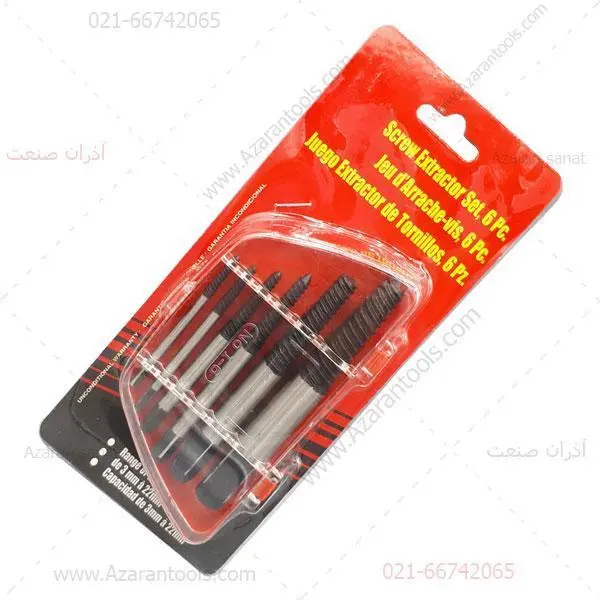 قلاویز چپ گرد 6 عددی