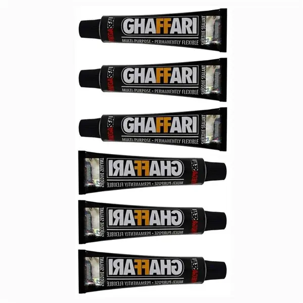 چسب آکواریوم غفاری مدل مگاسیل  کد UNab حجم 30 میلی لیتر بسته 6 عددی